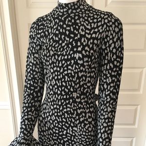 Michael Kors Leopard Jacquard Knit Dress